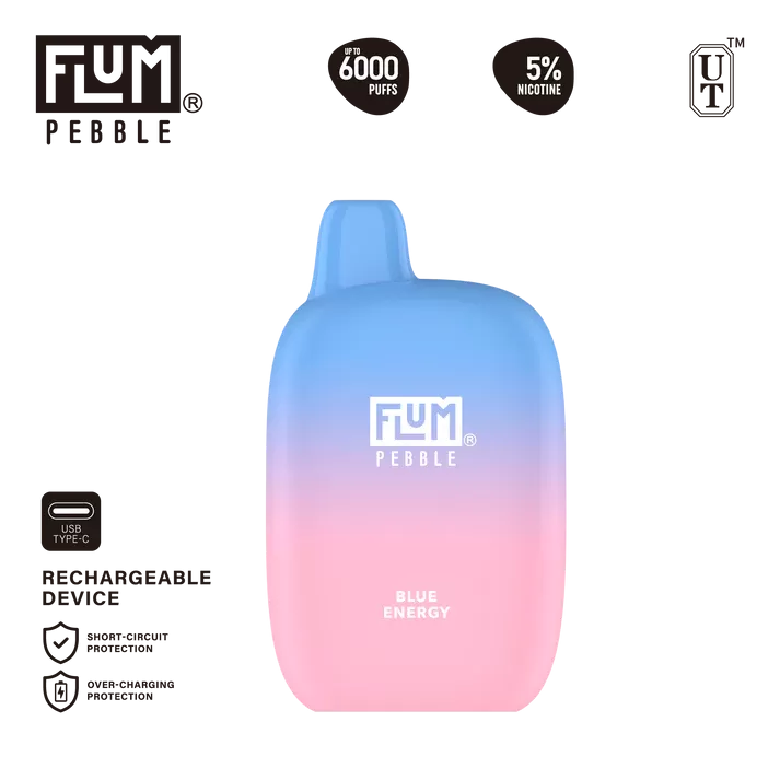 Flum Pebble Blue Energy