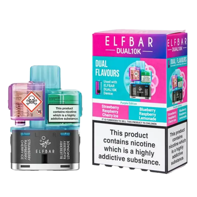 Purple Edition Elf Bar Dual 10K Refill Pack