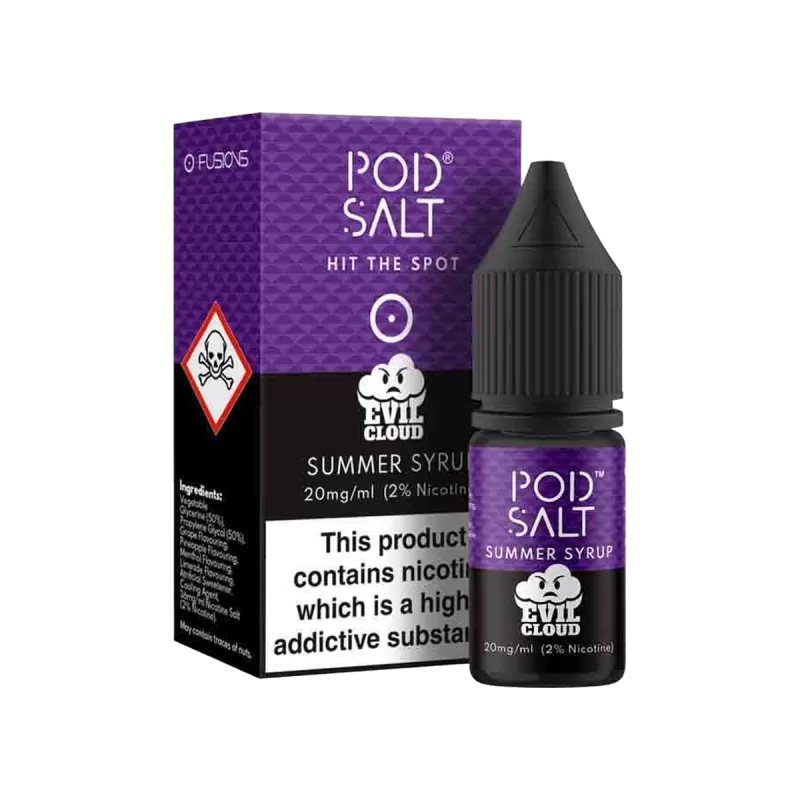 Summer Syrup Nic Salt E-Liquid by Pod Salt & Evil Cloud