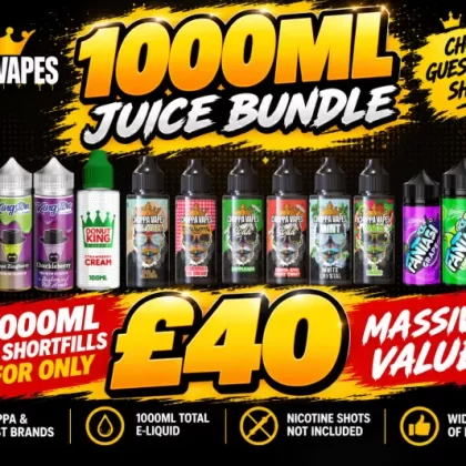 1000ml E-Liquid Shortfill Bundle