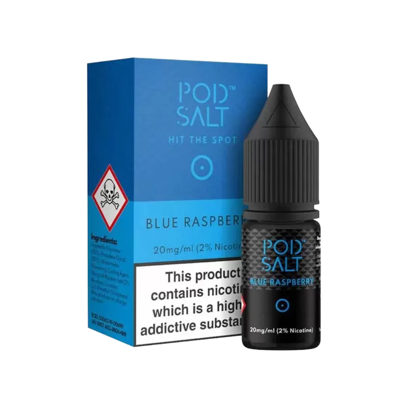 Blue Raspberry Nic Salt E-Liquid by Pod Salt