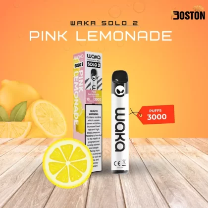 Waka Solo 2 Pink Lemonade 18mg/ml-3000 puffs