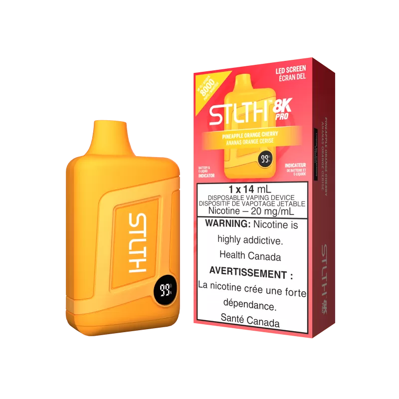 Stlth BOX 8K PRO Disposable - Pineapple Orange Cherry