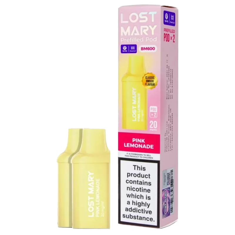Pink Lemonade Lost Mary BM600 Pods