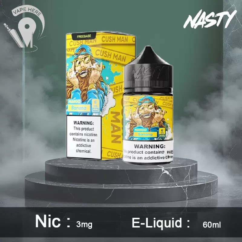 Cush Man Mango Banana - Nasty E-Liquids 60ml #