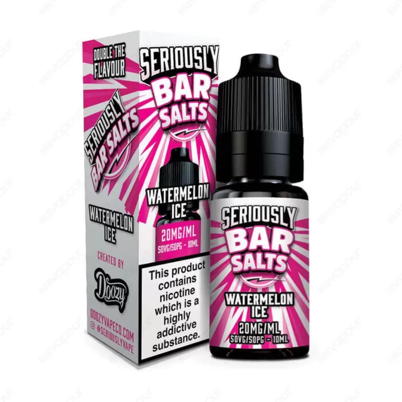 Watermelon Ice Doozy Seriously Bar Salt