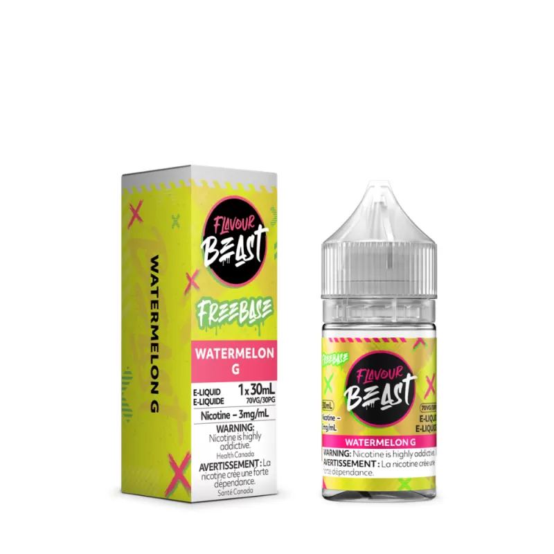 Flavour Beast Freebase E-Liquid 30mL 3mg - Watermelon G