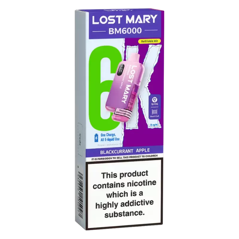 Lost Mary BM6000 Blackcurrant Apple Prefilled Pod Kit
