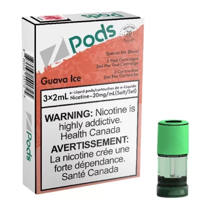 Z POD 2% 3 X 2ML – GUAVA ICE