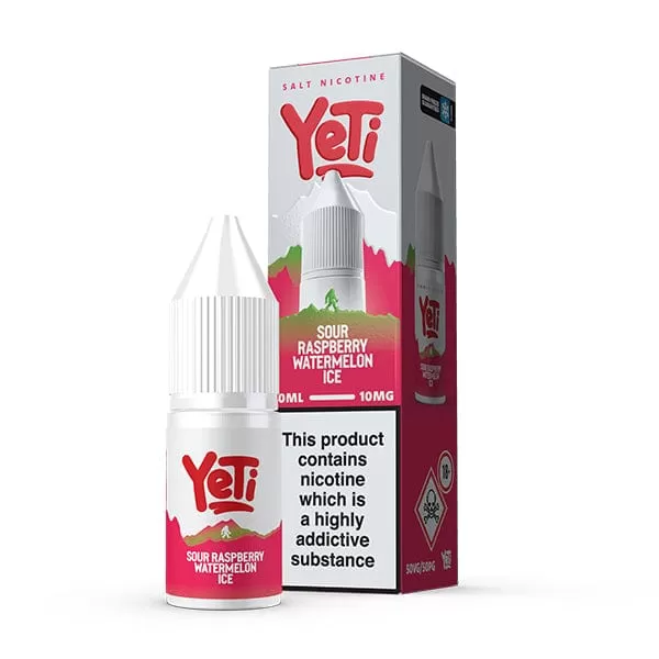 Sour Raspberry Watermelon Nic Salt By Yeti Summit