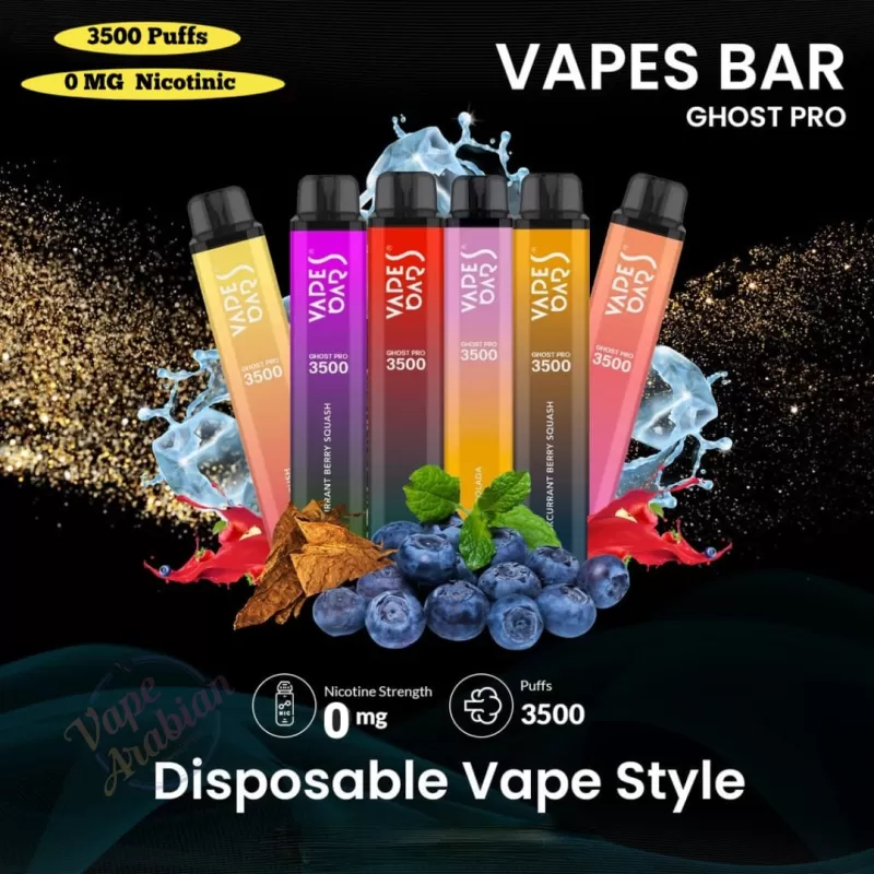 Vape Bars Ghost Pro 0mg In UAE