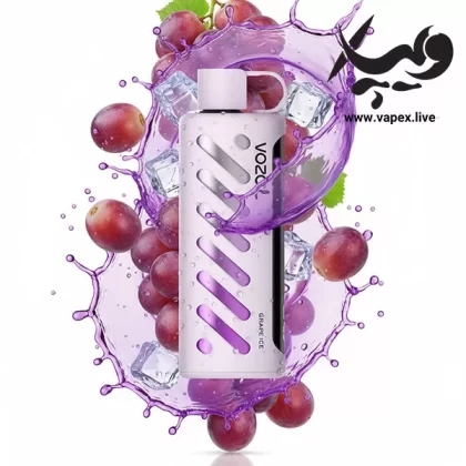 ویپ یکبار مصرف وزول گیر شیشا ۲۵۰۰۰ پاف انگور یخ Vozol Gear Shisha 25000 Puff Grape Ice