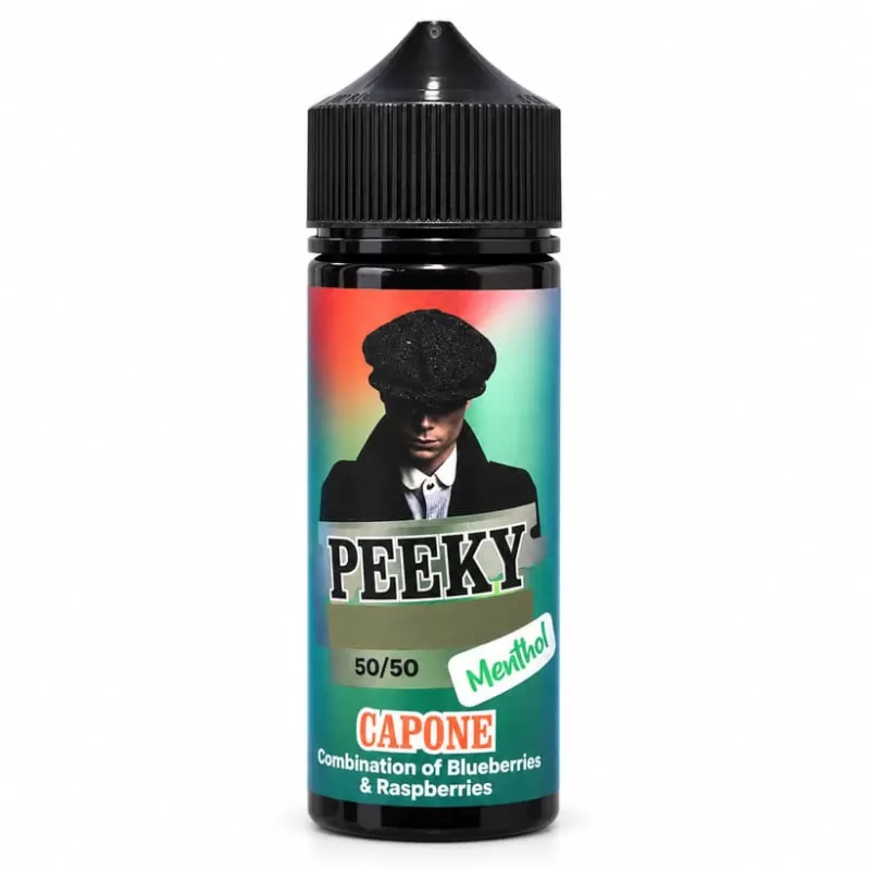 Peeky Capone Blueberry Raspberry Menthol E-Liquid 100ml Shortfill