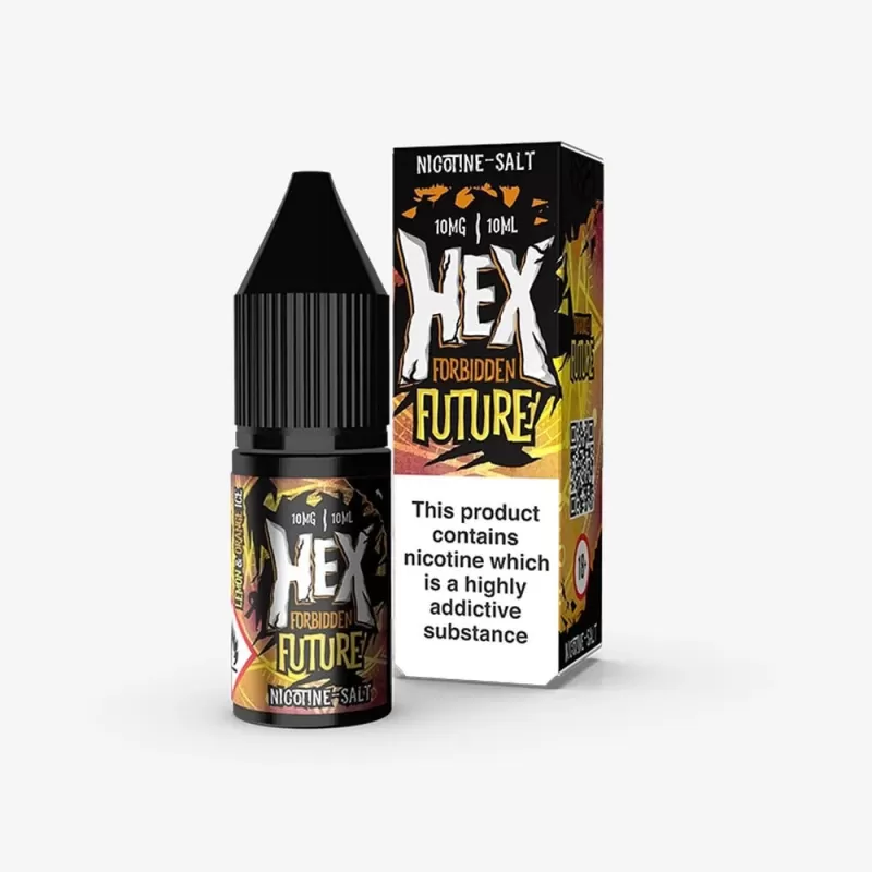 Lemon & Orange Ice Nic Salt E-liquid By Hex Forbidden Future 10ml