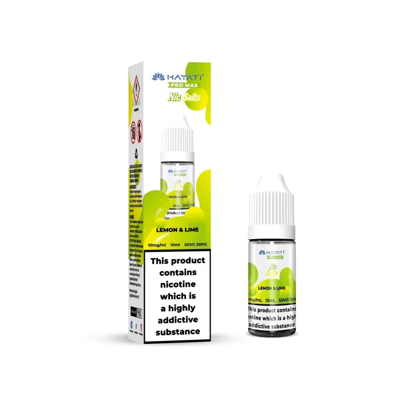 Lemon Lime Nic Salt E-liquid by Hayati Pro Max 10ml