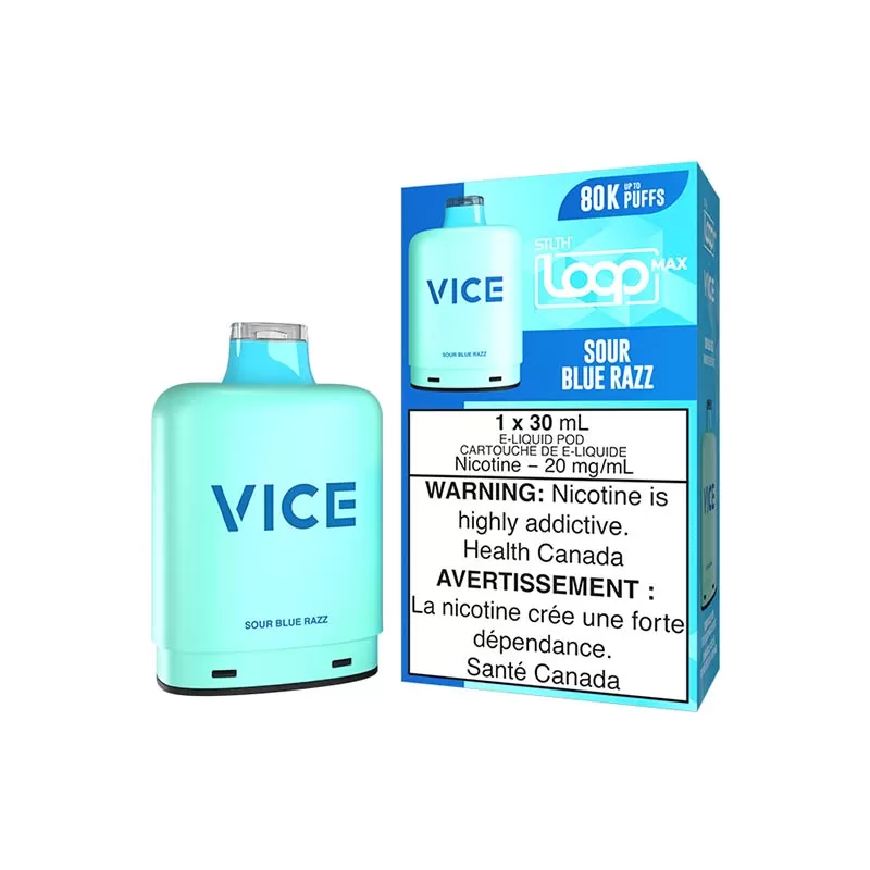 STLTH LOOP MAX x VICE Pod Pack - Sour Blue Razz (MB)
