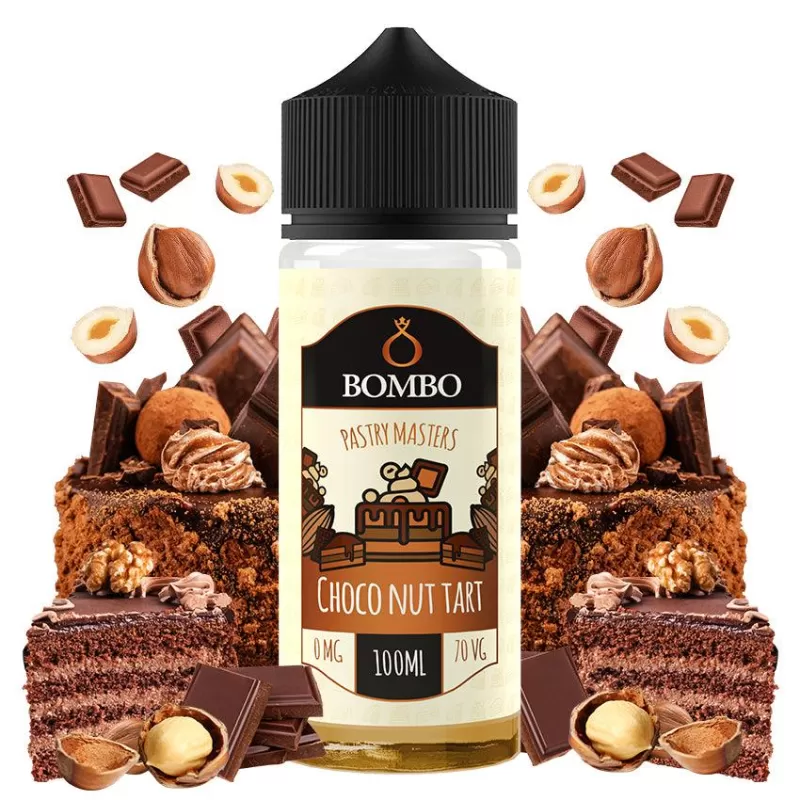 Bombo Choco Nut Tart 100ml E-Liquid Shortfill