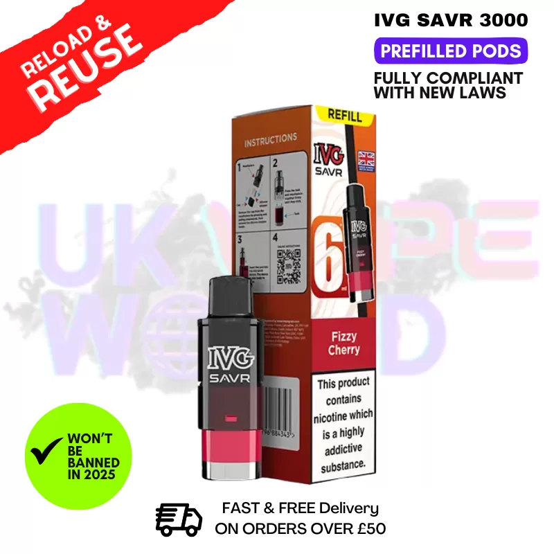 Fizzy Cherry IVG 3K Replacement Pod
