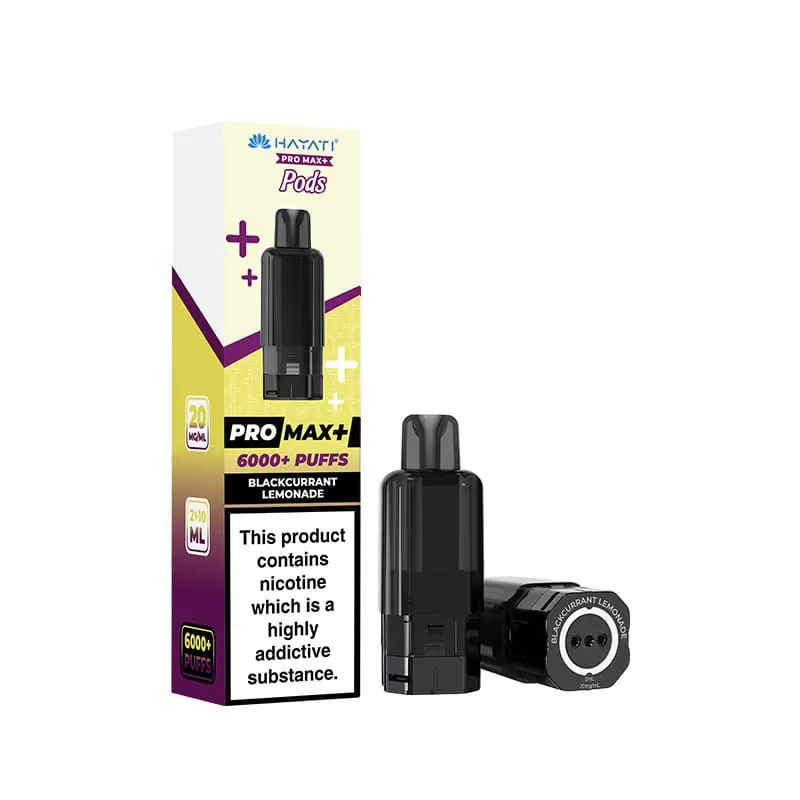 Hayati Pro Max Plus Blackcurrant Lemonade Prefilled Pod + Refill
