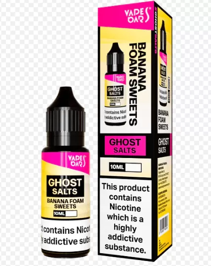 Banana Foam Ghost Nic Salts Vape Bars