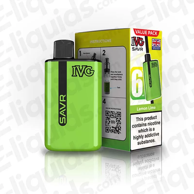 IVG SAVR Lemon Lime Prefilled Pod Kit