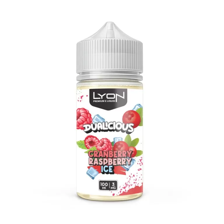 LYON Dualicious E-Liquid – Cranberry Raspberry Ice 100ml (3mg)