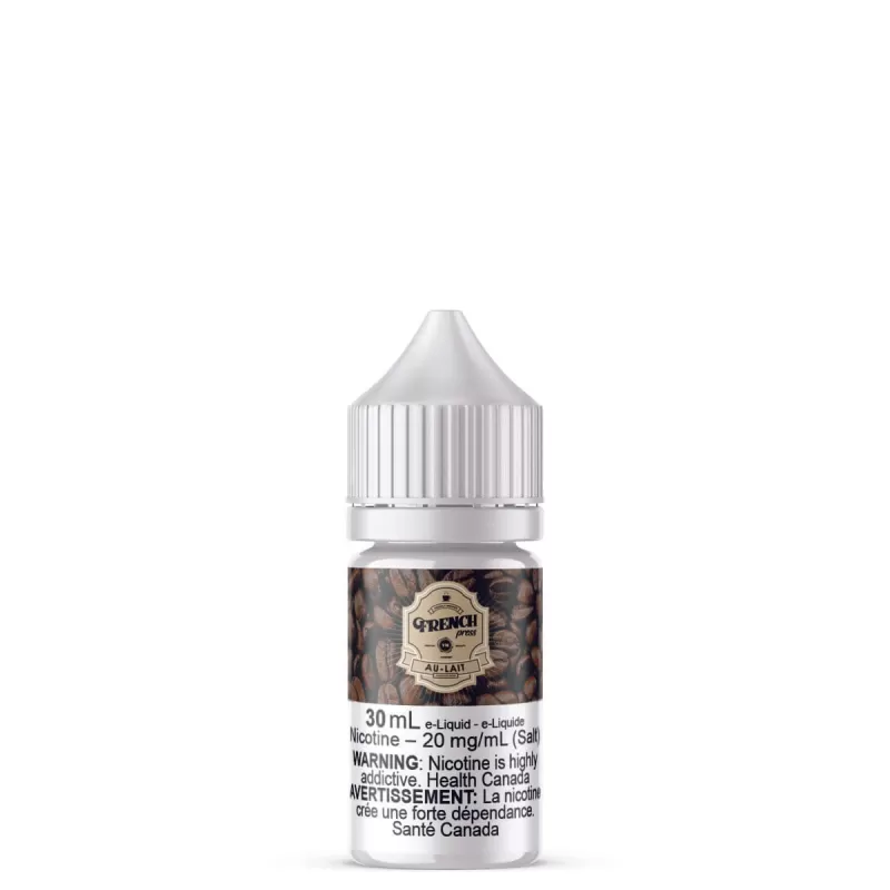 French Press Au-Lait Salt Nic E Liquid