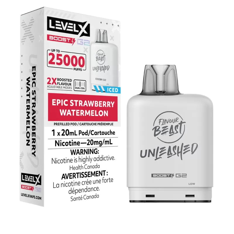 Level X Flavour Beast Unleashed Boost G2 - Epic Strawberry Watermelon