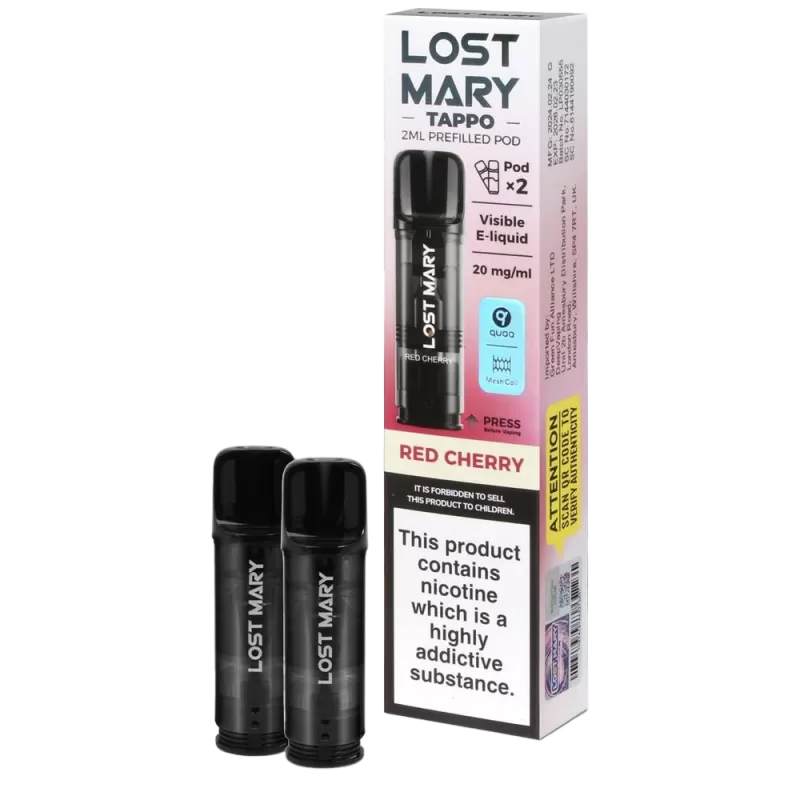 Lost Mary Tappo Pods – Red Cherry