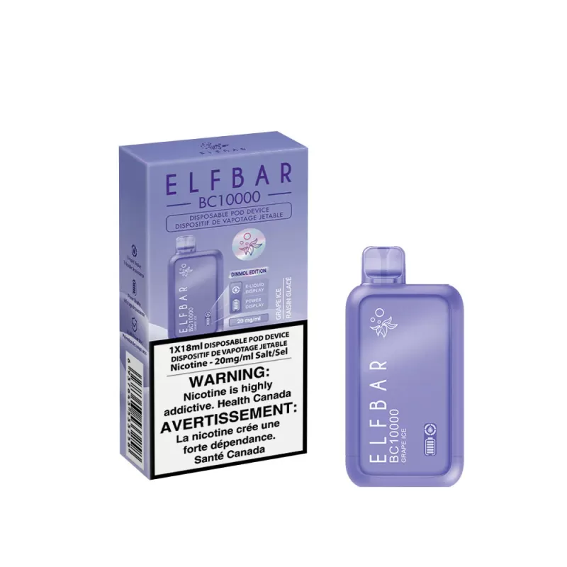 ELF Bar BC10K Disposable - Grape Ice