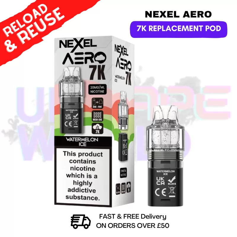 Watermelon Ice Nexel Aero 7K Replacement Pods