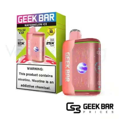 Watermelon Ice – Geek Bar Pulse X 2 50000 Puffs Disposable Vape