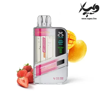 پاد یکبار مصرف زیگار سوپرنوا ۳۰هزار پاف توت فرنگی انبه ZGAR Supernova 30K 2% Strawberry Mango