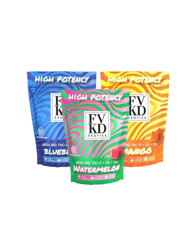 FVKD Gummies 10ct | 6,000mg