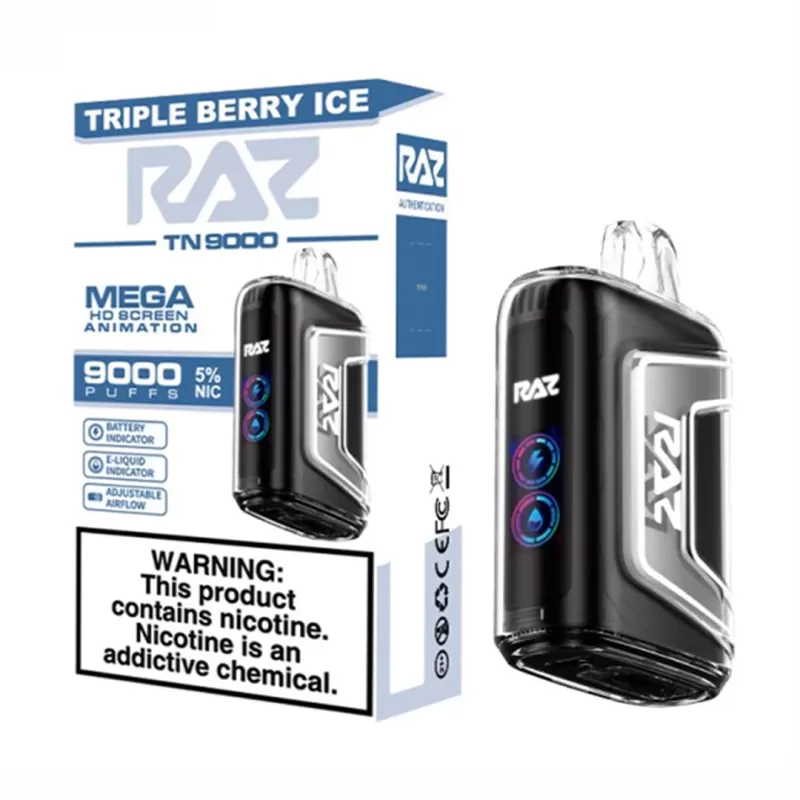 Raz TN9000 Triple Berry Ice Vape