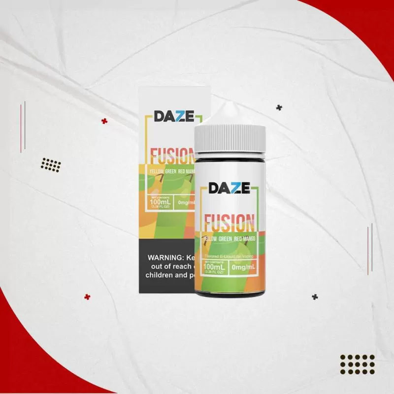 Daze Yellow Red Green Mango E-liquid