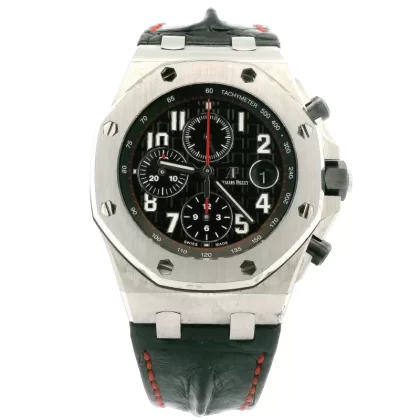 2017 Audemars Piguet Royal Oak Offshore Vampire Stainless Steel Leather Strap