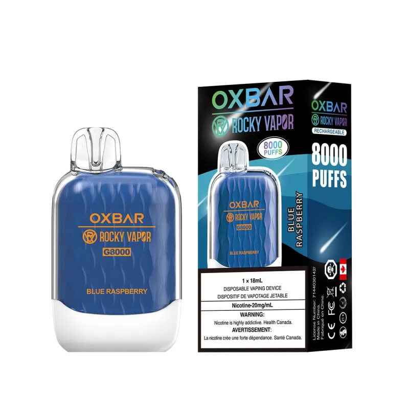 OXBAR G8000 Blue Raspberry Disposable Vape Pen