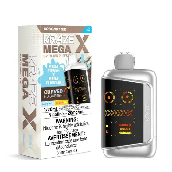 Coconut Ice Kraze Mega X 48K Disposable Vape