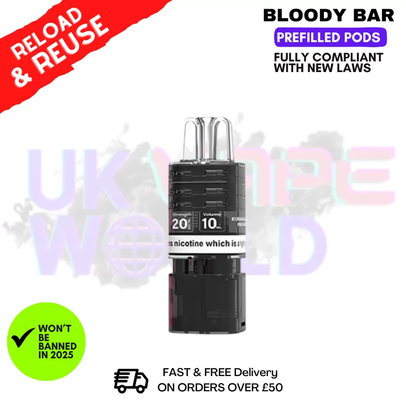 Fresh Mint Bloody Bar 10K Replacement Pod