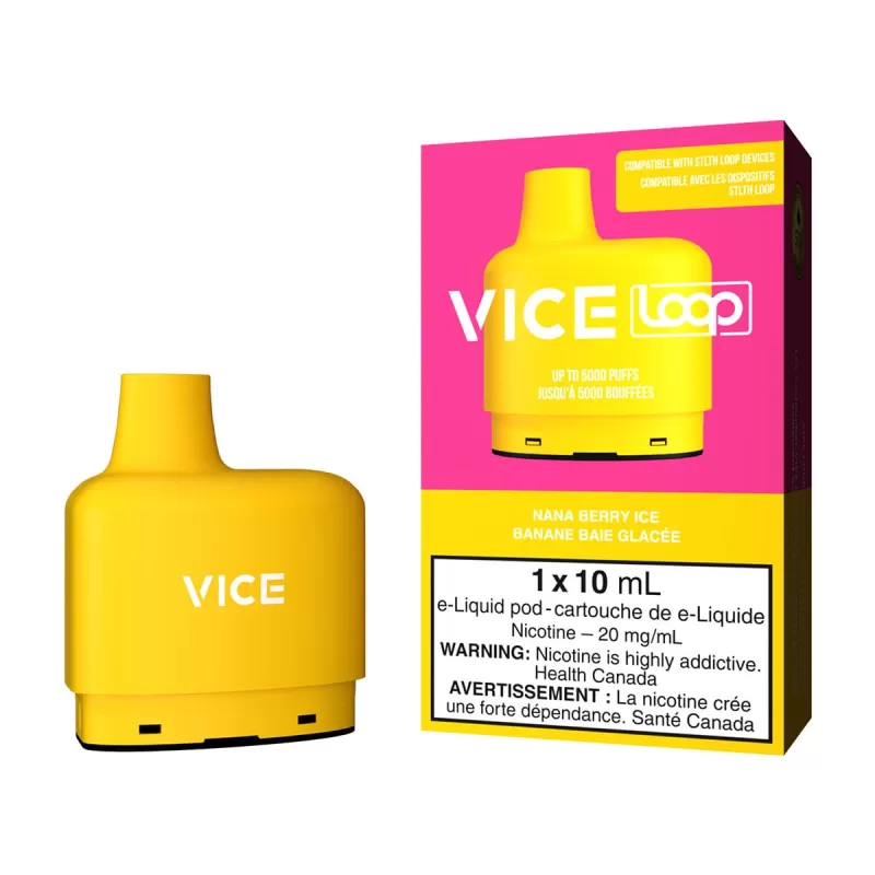 Vice Loop Nana Berry Ice Disposable Vape Pod
