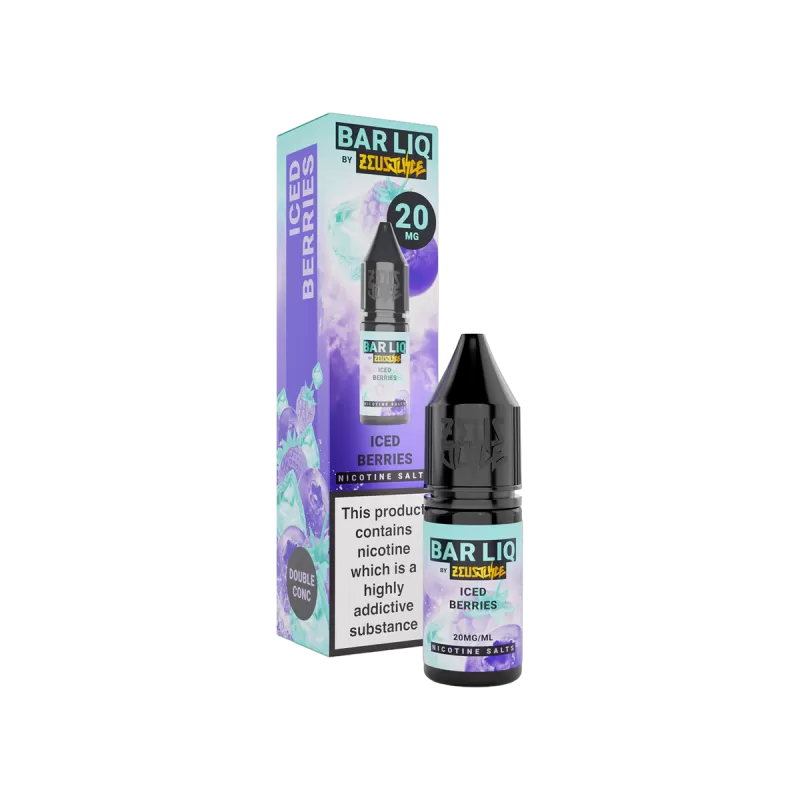 Iced Berries Nic Salt E-Liquid by Bar Liq