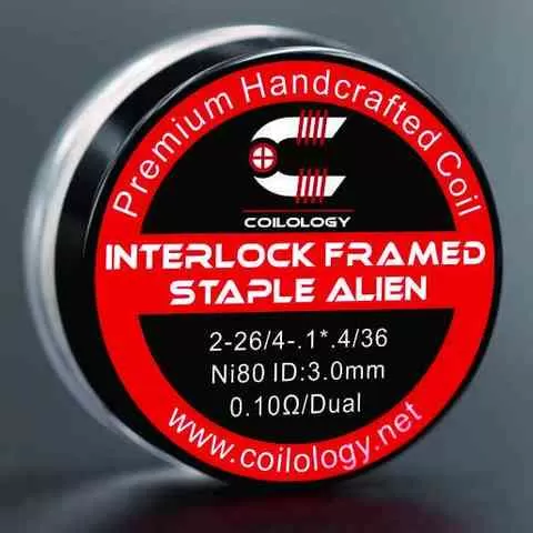 Coilology Hand Crafted Coils Interlock Framed Staple Alien