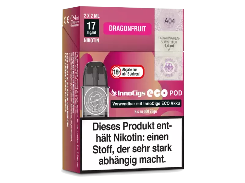 Innocigs Eco Pod – Dragonfruit – 2er Pack