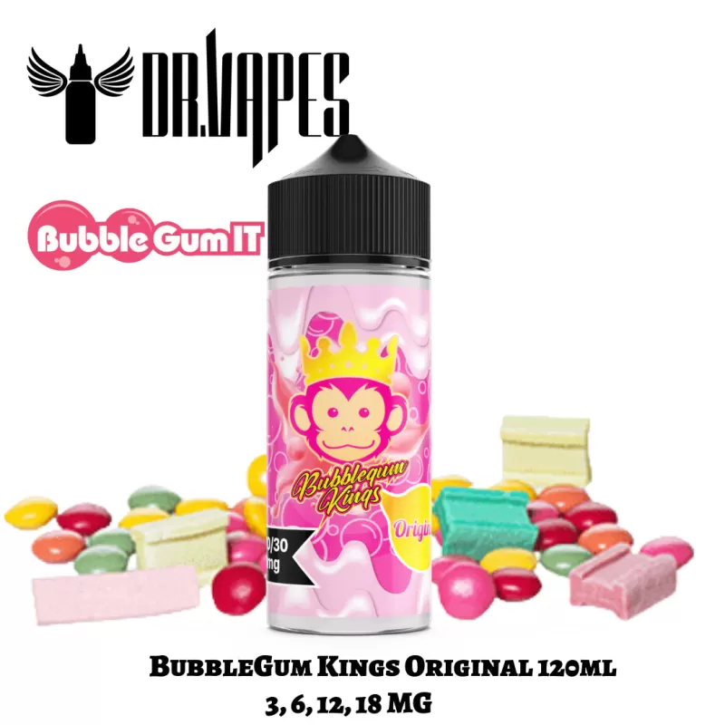 BubbleGum Kings Original 60ml by Dr. Vapes #