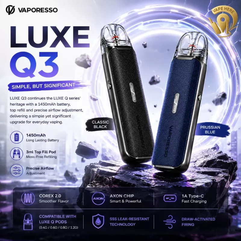 VAPORESSO LUXE Q3 KIT 1450mAh #