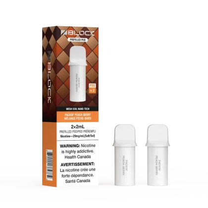 ZBlock Replacement Pods 2-Pack (2mL) - Packin Peach Berry