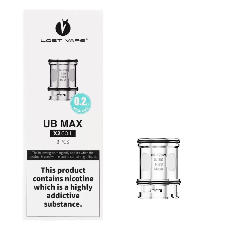 Lost Vape UB Max Coils (3 Pack)