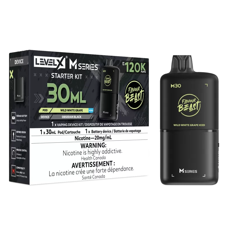 Wild White Grape Iced Level X M Series Starter Bundle