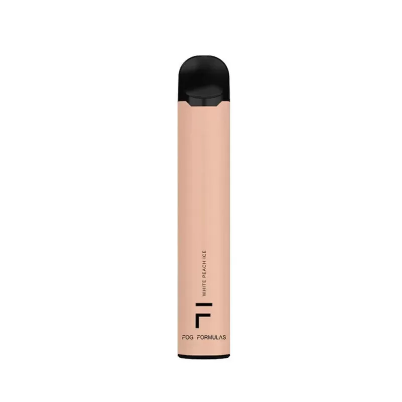 Fog formulas 1600 - White Peach Ice Disposable Vape